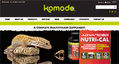 Desktop Screenshot of komodoproducts.com